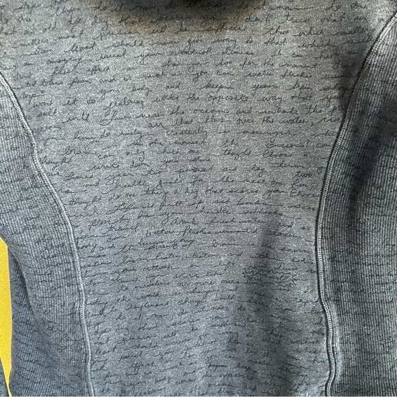 Lululemon Scuba Hoodie Manifesto Script Ghost Black - Picture 8 of 16